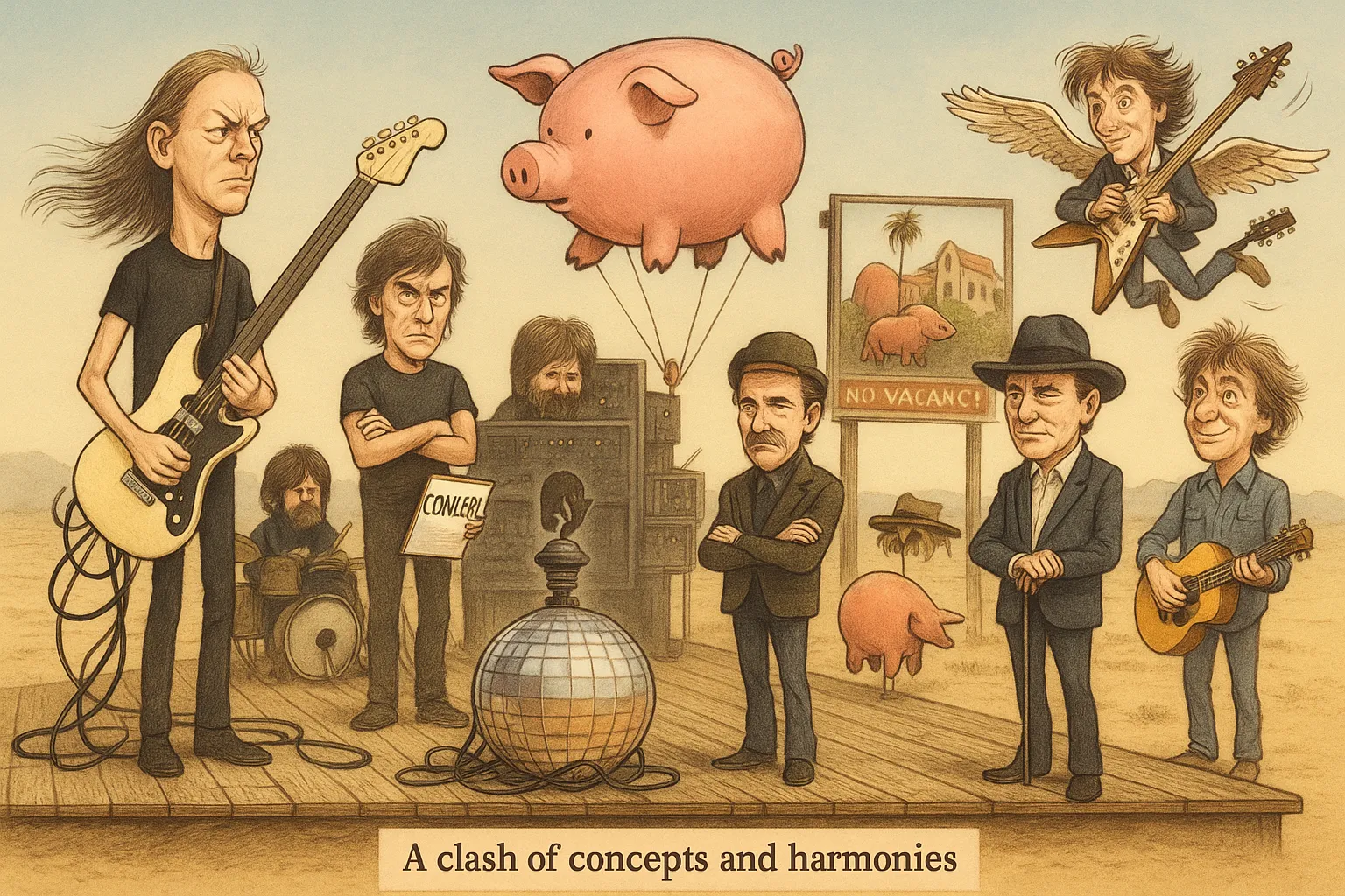 A clash of concepts and harmonies