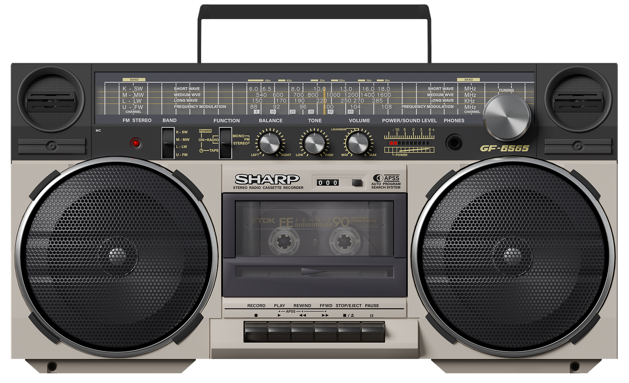 80s boombox