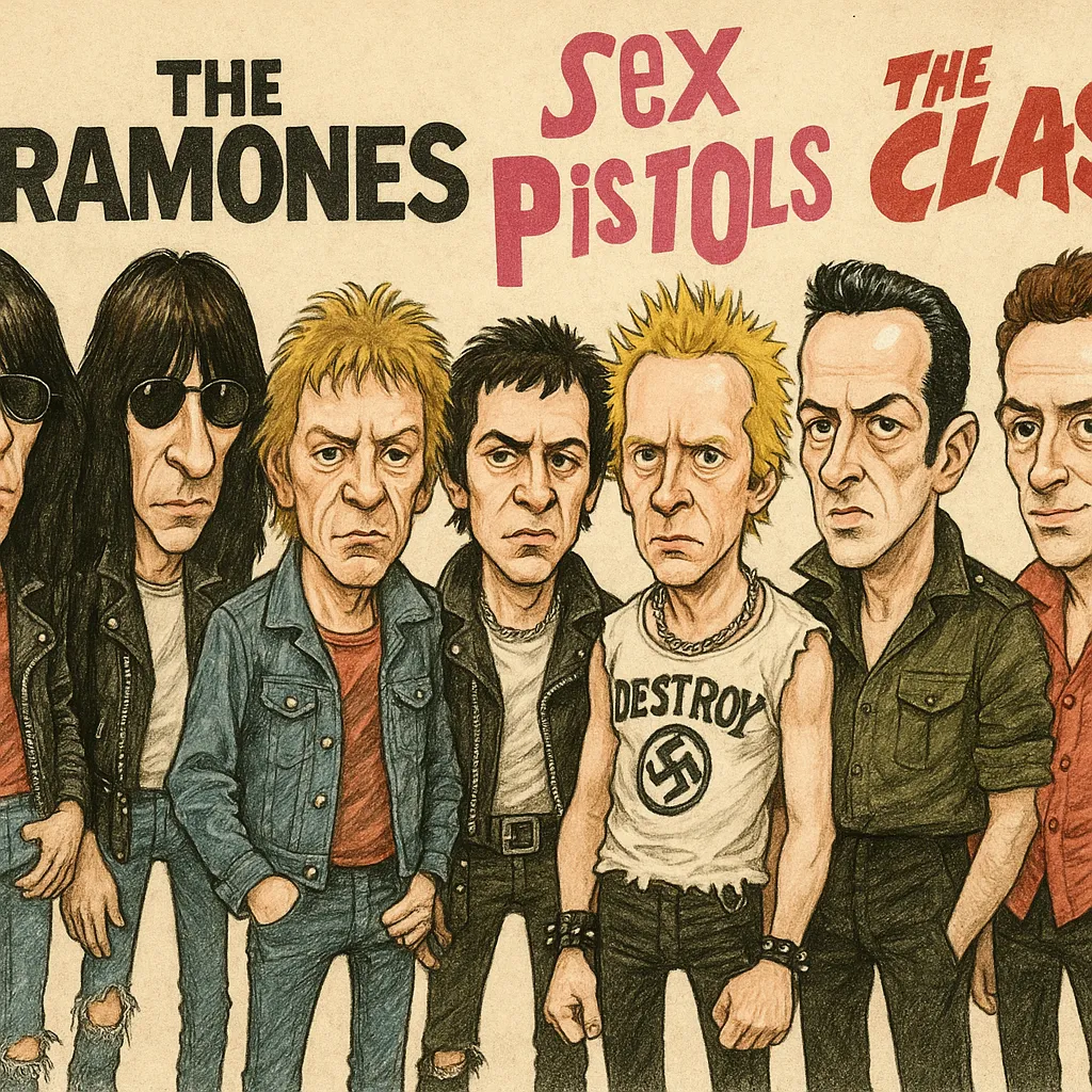 THE SEX PISTOLS THE RAMONES CLAN DESTROY